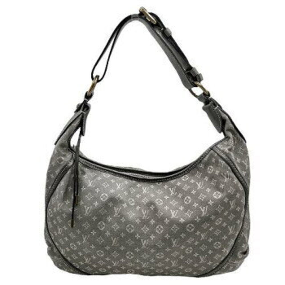 LOUIS VUITTON Manon Handbag Platine Gray Shoulder Bag